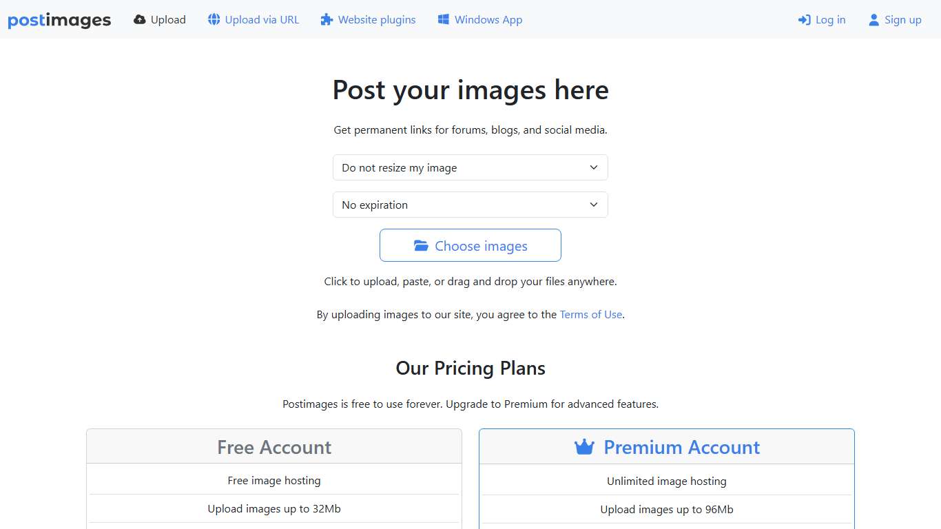 Postimages — free image hosting / image upload